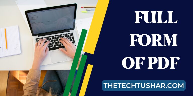 Full Form Of PDF|Full Form Of PDF|Tushar|Thetechtushar