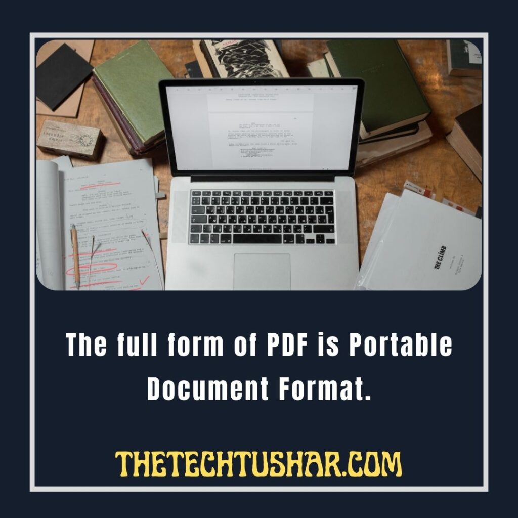Full Form Of PDF|Full Form Of PDF|Tushar|Thetechtuhar