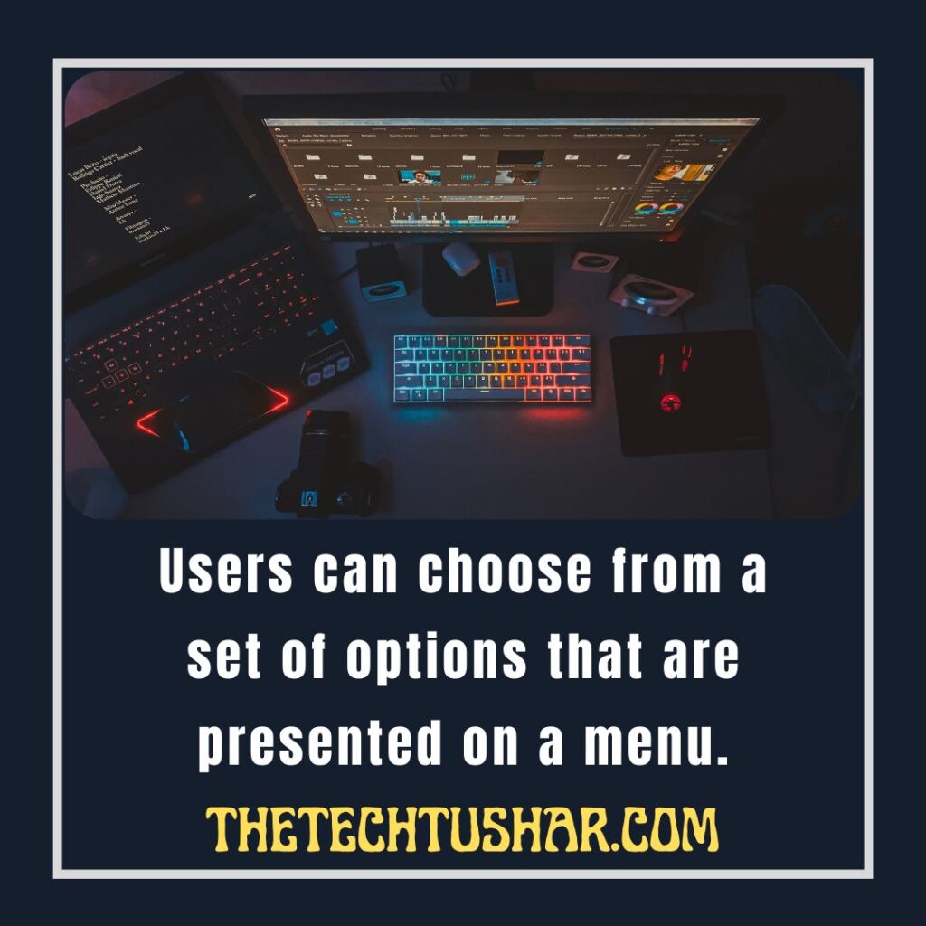 Full Form Of GUI|Users Can Choose From A Menu|Tushar|Thetechtushar