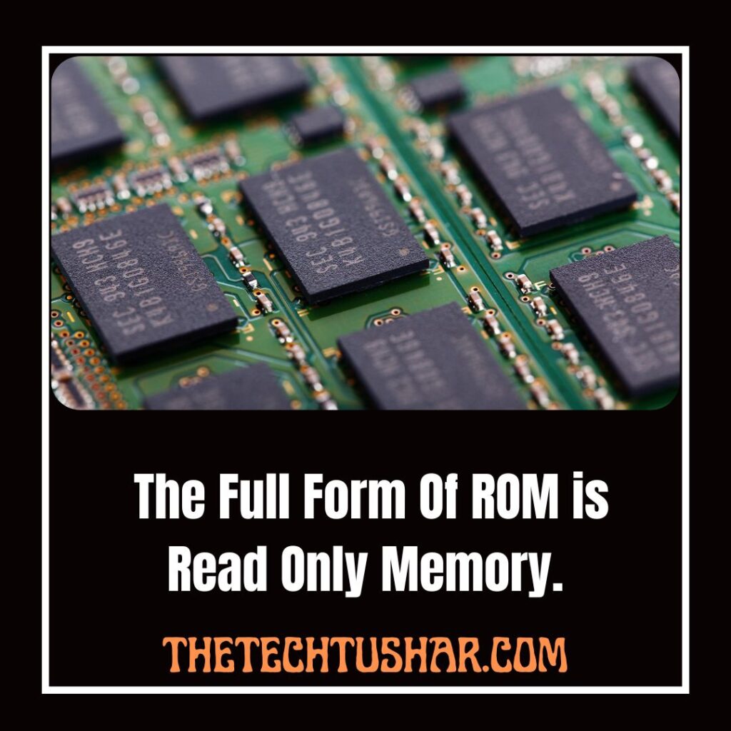 Full Form Of RAM And ROM|Full Form Of ROM|Tushar|Thetechtushar