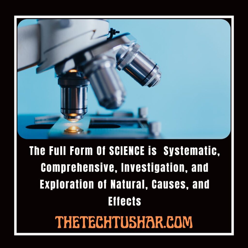 Full Form Of Science| Full Form Of Science| Tushar|Thetechtushar